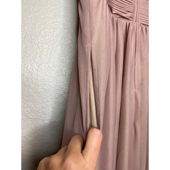 Birdy Grey Ryan Bridemaid Dress Mesh Mauve S - Picture 7 of 12